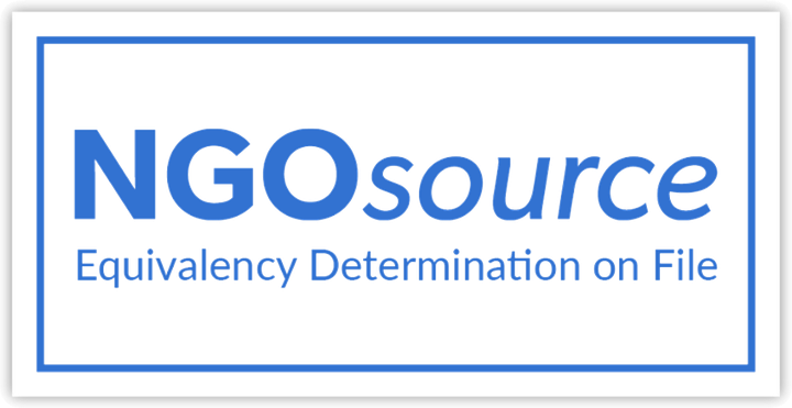 NGOsource Equivalency Determination on File（ED認証）